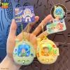 Official Toy Story glowing cute pet backpack keychain pendant, adorable Woody doll key chain bag pendant full image